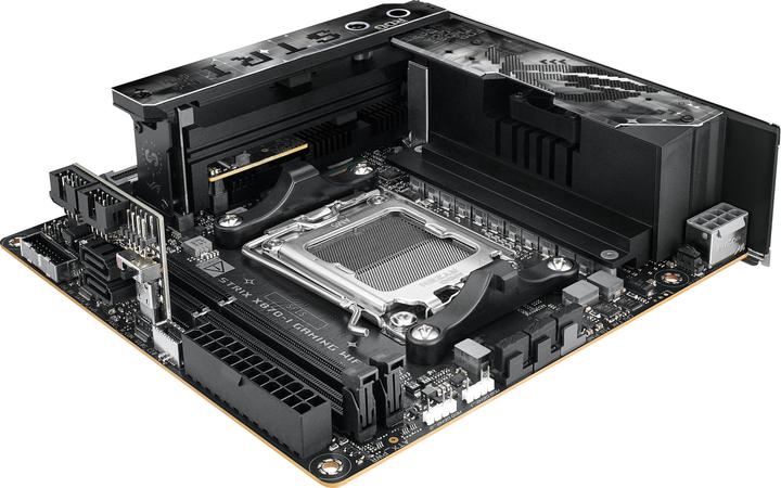Productafbeelding ASUS ROG STRIX X870-I GAMING WIFI (mITX, X870, AM5, DDR5) (AM5, AMD X870, Mini-ITX)