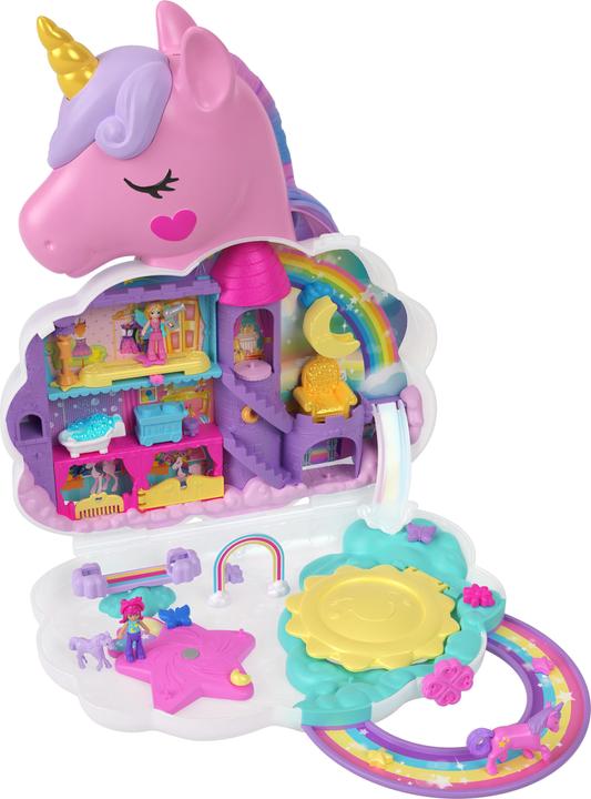 Actual product image Polly Pocket Unicorn Hair Game Box
