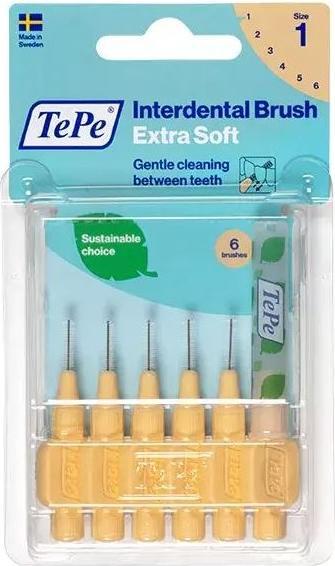 Produktbild TePe Interdental Brush 0.45mm x-soft orange (6 x, 0.45 mm)