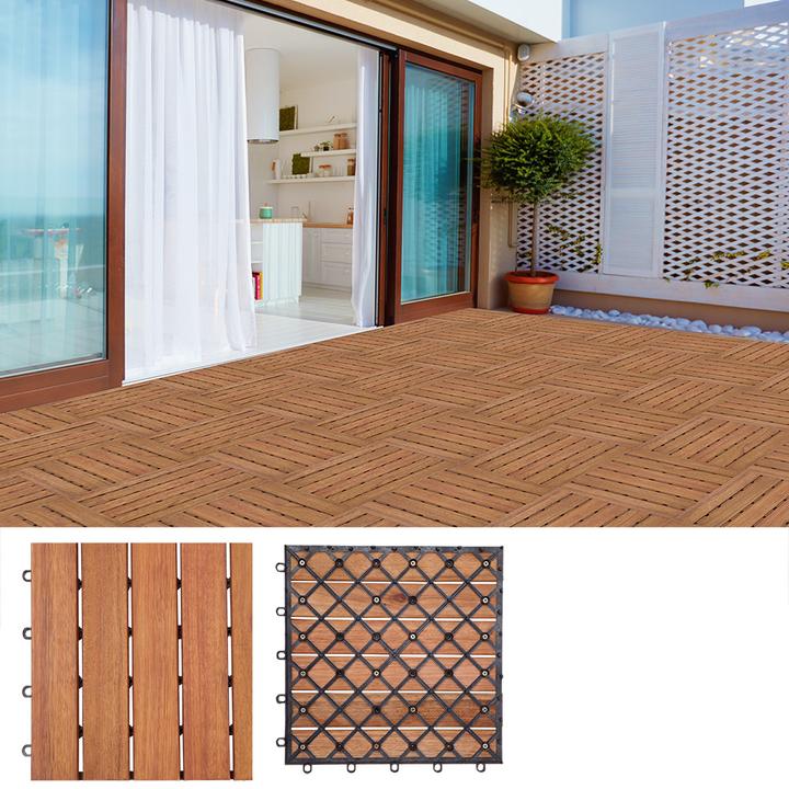 Produktbild Deuba Holzfliesen (33 x, 30 x 30 cm)