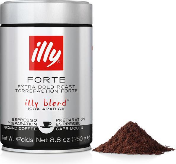 Actual product image Illy Forte ground coffee (250 g, Dark roast)