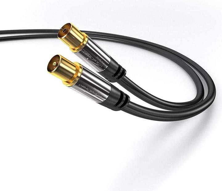 Produktbild KabelDirekt 4K TV Antennenkabel für digitales & analoges Fernsehen (Antennenkabel)