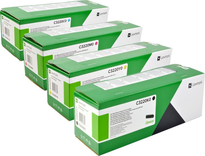 Lexmark 4 Toner C3220 Multipack K C M Y 4-coloured (M, FC, C, Y)