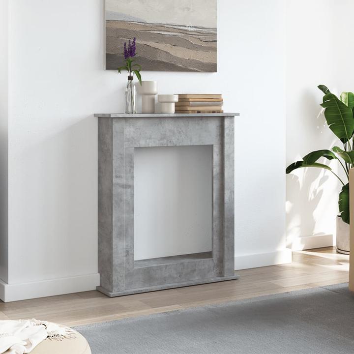 Image du produit VidaXL Bordure de cheminée Console de cheminée Décorative Cheminée Gris béton