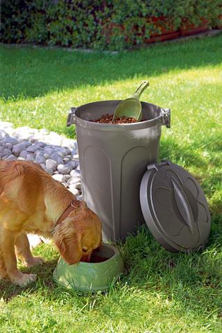 Image du produit Kerbl Zolux Récipient alimentaire Jerry 23 l 37x32x46 cm couleur grise