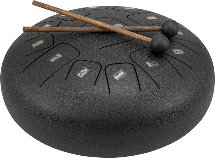 Actual product image Dimavery TD-12 Steel Tongue Drum, black