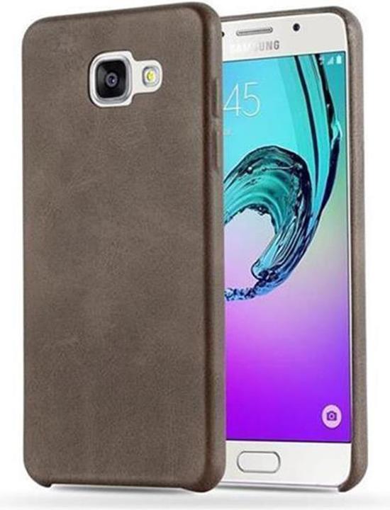 Actual product image Cadorabo Hard cover faux leather with texture (Samsung Galaxy A3)
