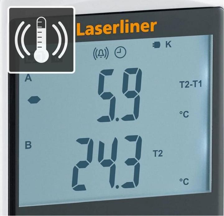 Actual product image Laserliner ThermoMaster Plus temperature and humidity measuring device