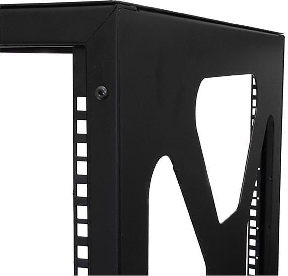 Produktbild StarTech 8HE 19 Zoll Wandgehäuse Rack - 8U Rackrahmen zur Wandmontage - Schwarz - Metall (19 Zoll Rack)