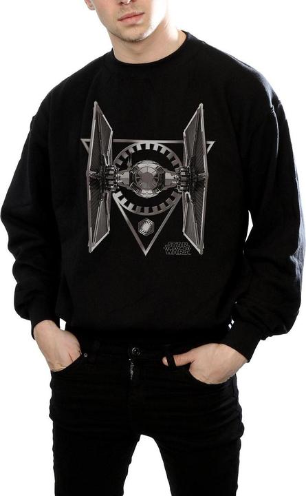 Actual product image Star Wars Mens The Last Jedi TIE Fighter Sweatshirt (S)