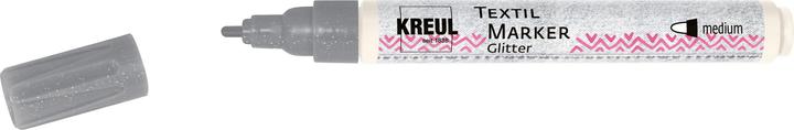 Produktbild Kreul Stoffmalstift, Textilmarker Javana texi mäx Glitter für helle und dunkle Stoffe (Gold, 4 mm)
