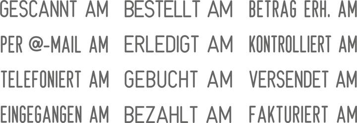 Nährwerte und Zutaten Trodat Printy 4817