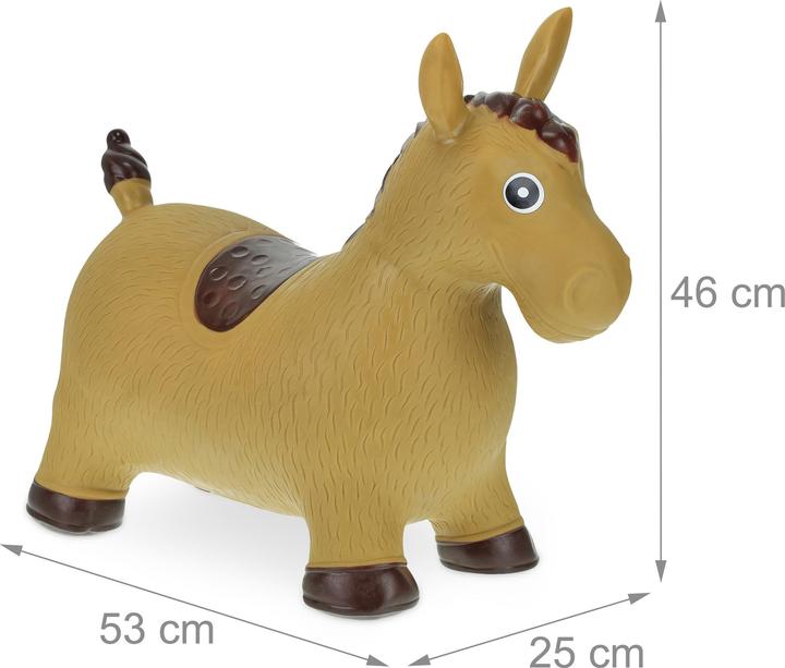 Immagine prodotto Relaxdays Cavallo gonfiabile