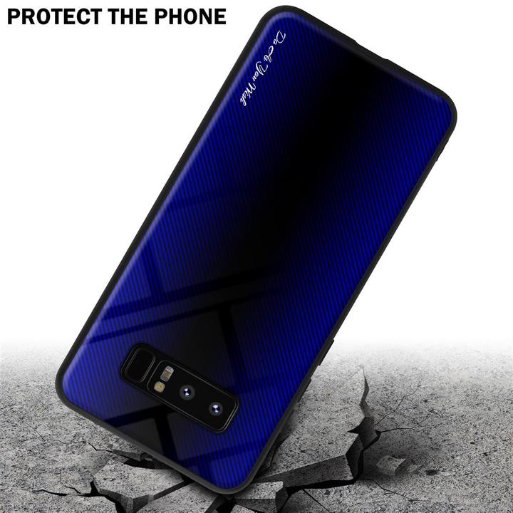 Actual product image Cadorabo TPU Striped Glass Cover (Samsung Galaxy Note 8)