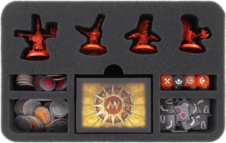 Actual product image Feldherr LBM18 - Storage box FSLB150 for 6 Warhammer Underworlds Shadespire warbands (Foam material)