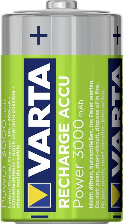 Produktbild Varta Recharge Accu Power (2 Stk., D, 3000 mAh)