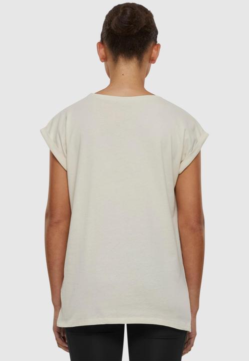 Immagine prodotto Merchcode Donna Thin Lizzy - TL Stacked Logo White Extended Shoulder Tee - 181487 (M)