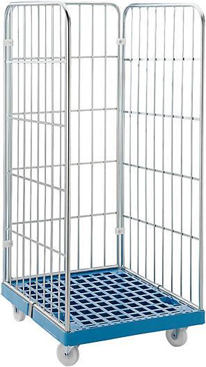 Actual product image kaiserkraft Roll container with mesh walls (500 kg)