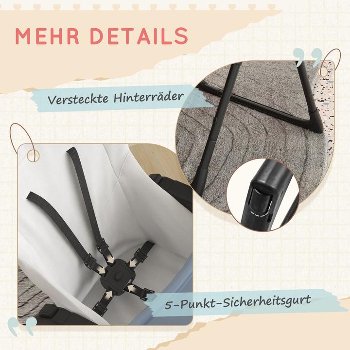 Produktbild Hexbots Babyhochstuhl mit Sicherheitsgurt (Hochstuhl)