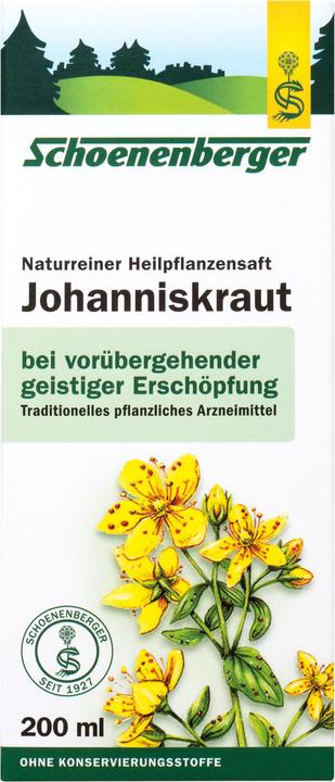 Produktbild Schönenberger Johanniskraut naturreiner Heilpflanzensaft, 200 ml Lösung