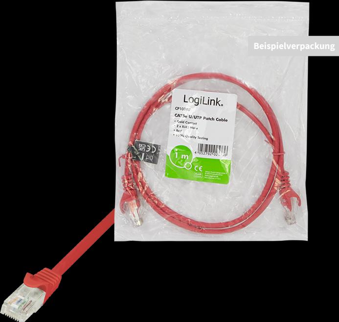 Produktbild LogiLink Netzwerkkabel (U/UTP, CAT5e, 3 m)