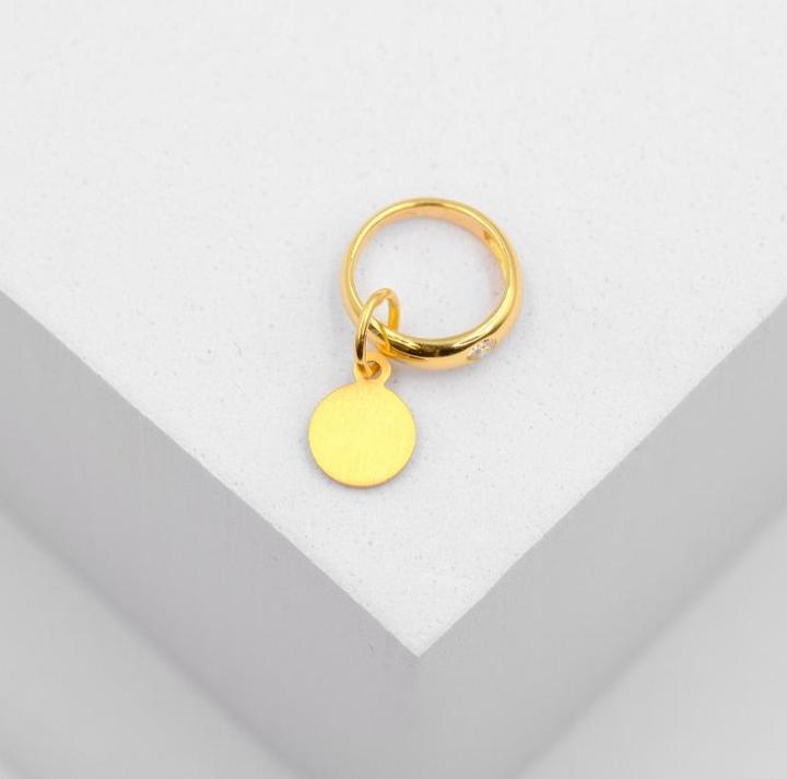 Image du produit Muau Anneau de baptême (Or blanc, Or rose ou argent, Or jaune)