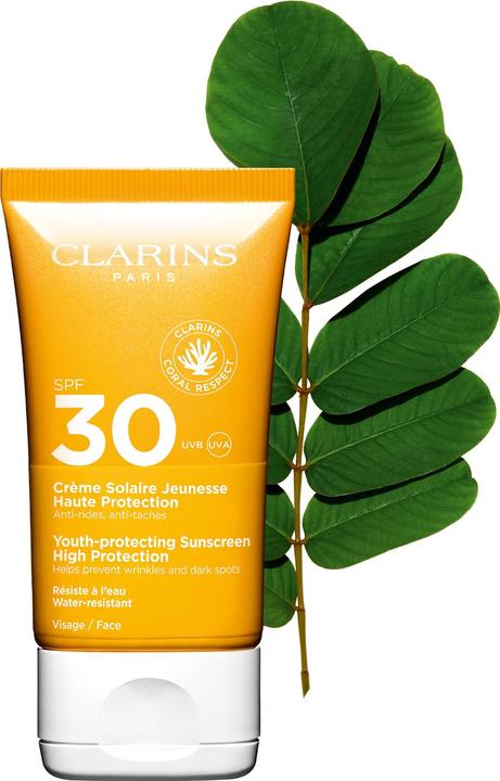 Actual product image Clarins Suncare Face Cream SPF 30 (Sun cream face, SPF 30, 50 ml, 73 g)