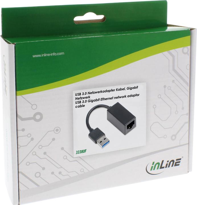 Actual product image InLine USB 3.0 Network Adapter Cable (USB, RJ45 (1x))