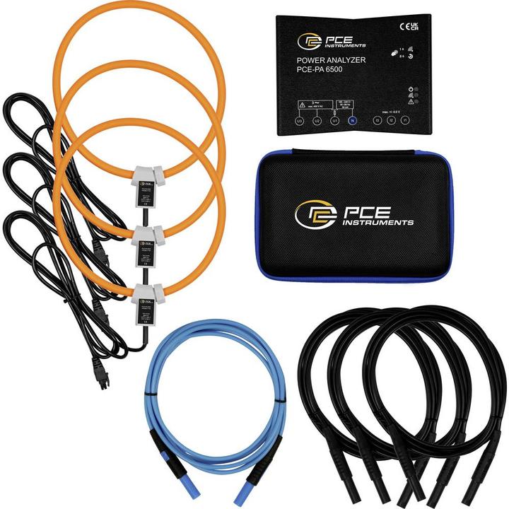 Actual product image PCE Instruments Netz-Analysegerät 3phasig, 1phasig mit Loggerfunktion, inkl. S (Analyzer)