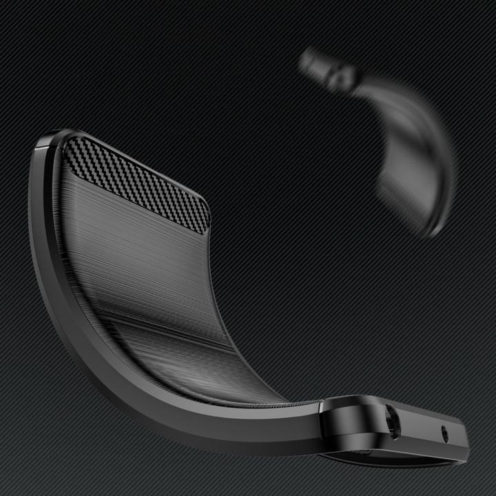 Produktbild Hurtel HülleCarbon Case flexible Silikon-Carbon-Hülle - Schwarz (Samsung Galaxy S24+)