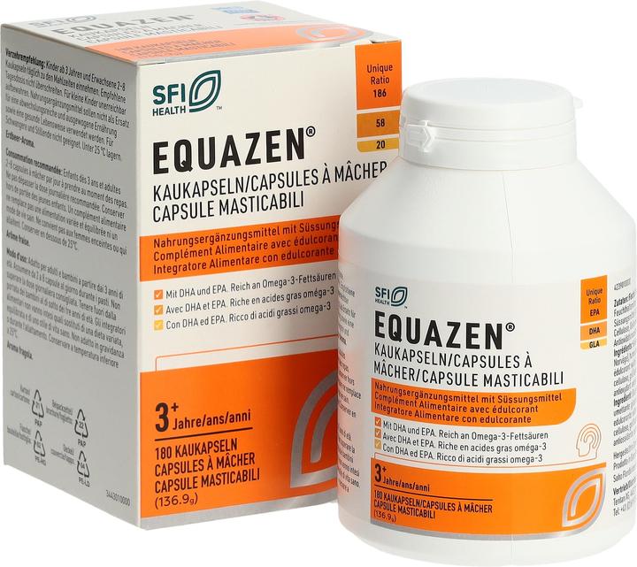 Produktbild Equazen IQ Equazen Kaukapseln/Capsules à mâcher/Capsule masticabili Ds 180 Stk (180 Stück, Tabletten, 190 g)