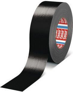 Actual product image tesa Fabric adhesive tape tape 4688 black PE-coated roll 50mx25mm (25 mm)