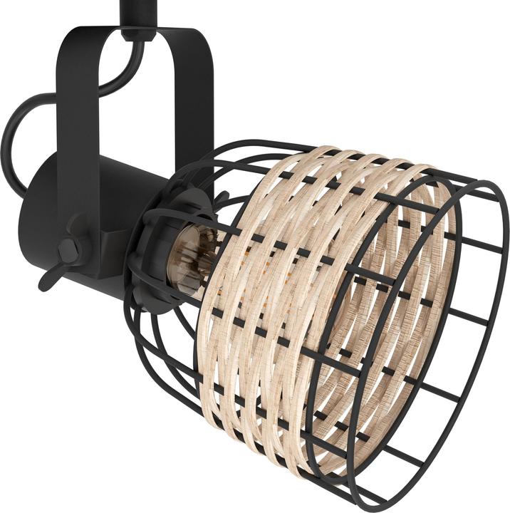 Produktbild EGLO Deckenleuchte ANWICK 1 2x E27 Schwarz/Braun (E27)