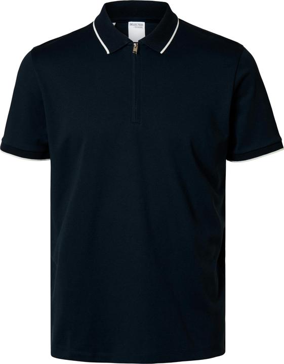 Selected Homme Slhfave Sport Zip Ss Polo Noos