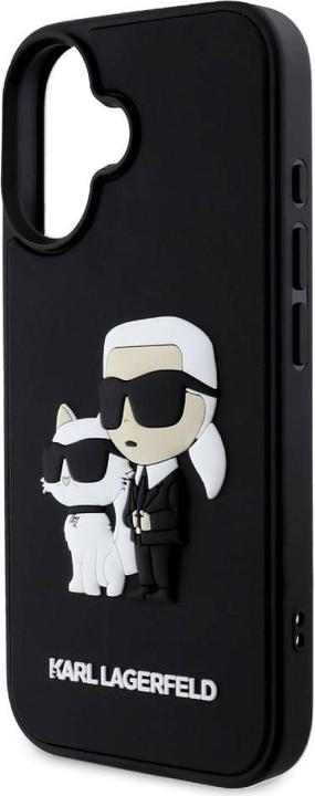 Image du produit Karl Lagerfeld 3D Rubber Karl and Choupette Case for iPhone 16 Black (Apple iPhone 16)