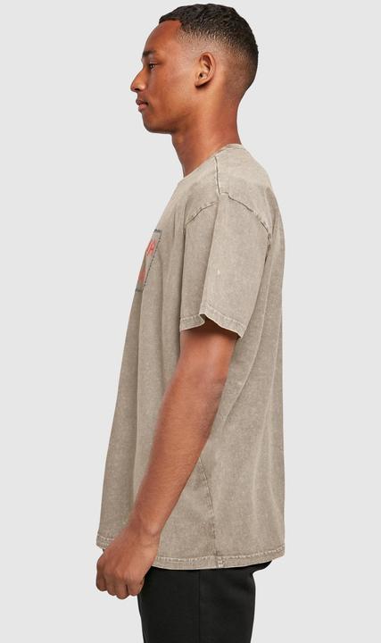 Actual product image Merchcode Frida Kahlo - Pixels viva la vida Acid Washed Heavy Oversize Tee - 118139 (L)