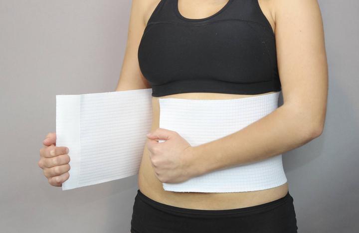 Actual product image Hydas Back support belt "Extra Strong", white