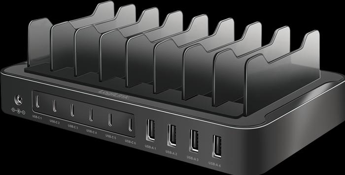 Produktbild LogiLink USB-C Ladestation (120 W)