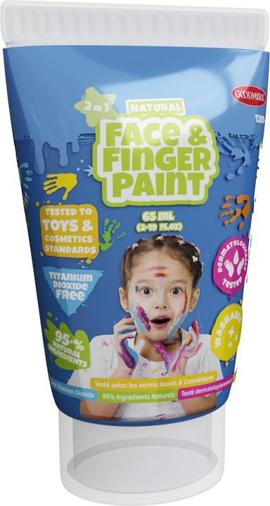 Image du produit Boti Peinture naturelle pour le visage et les doigts en tube - Multicolore, 5 x 65 ml
