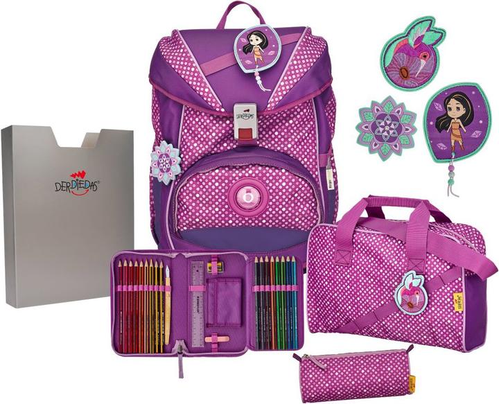 Produktbild Derdiedas ErgoFlex Schulrucksack SetDots (22 l)