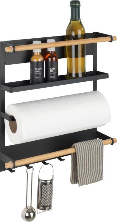 Actual product image Wenko Magnetic kitchen shelf Magna black