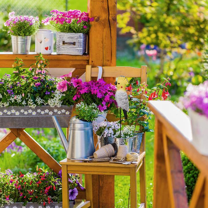 Image du produit Relaxdays Déco-jardin-perroquet
