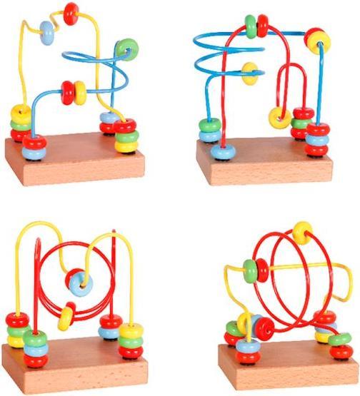 Spielmaus Motorikschleife Holz