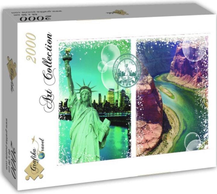Actual product image Grafika Puzzle Around the world: the United States of America 2000 pieces (2000 pieces)