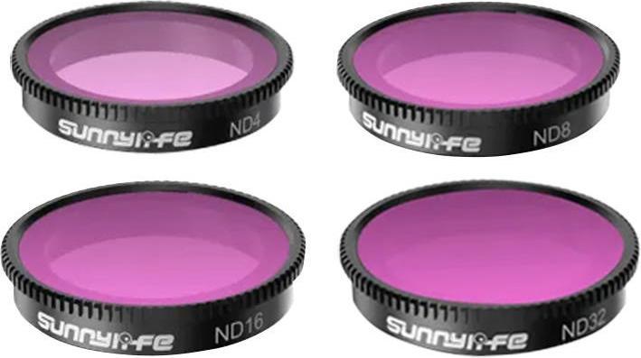 Sunnylife Set of 4 filters ND4+ND8+ND16+ND32 for Insta360 GO 3/2 (Neutral density filter)