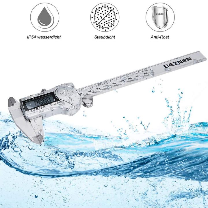 Image du produit Ueznirn Digitaler Messschieber mit LCD-Display (150mm) (15 cm)