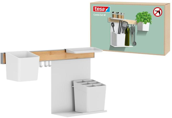 Organiseur de cuisine Combi-Set M à coller, montage sans perçage
