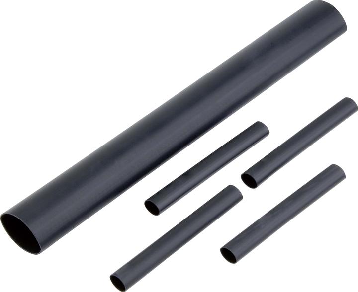 Actual product image 3M TE100050992. Product colour: Black, Quantity per pack: 4 piece(s), Shrink temperature: 135 °C (TE100 (4 x)