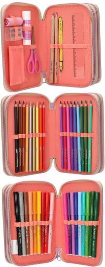 Produktbild Top Model Topmodel - Triple Pencil Case GIRL POWER - Beige (413282)