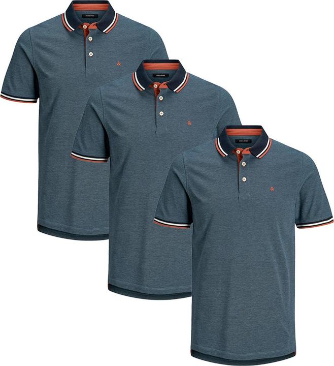 Produktbild Jack & Jones 3er Pack Paulos - Slim Fit Poloshirt (S)
